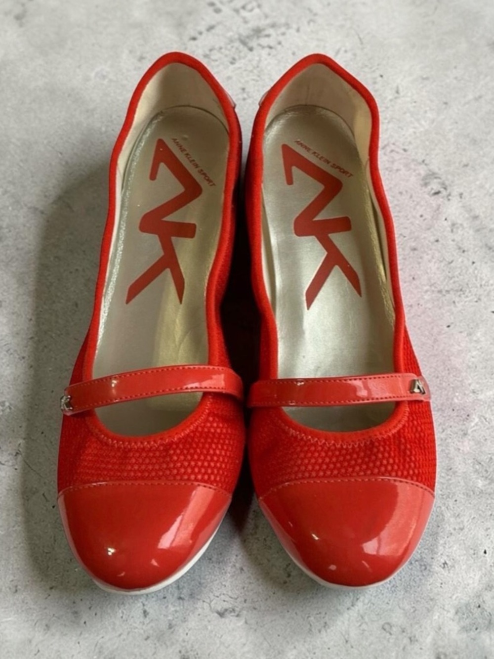 Anne Klein Sport Orange Akzee Slip on Sport Shoes Flats